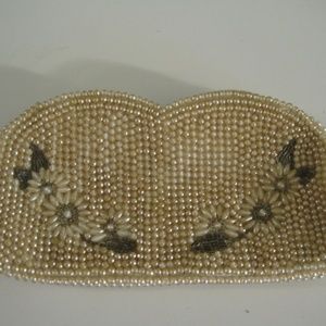 Vintage beaded clutch evening bag